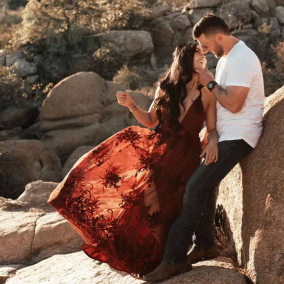 Maxi Dress - Red - Picture 1 of 11